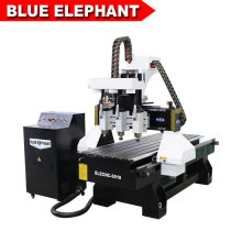 China 3 Spindle Woodworking CNC Router with Dust Collection From CNC Router Factory